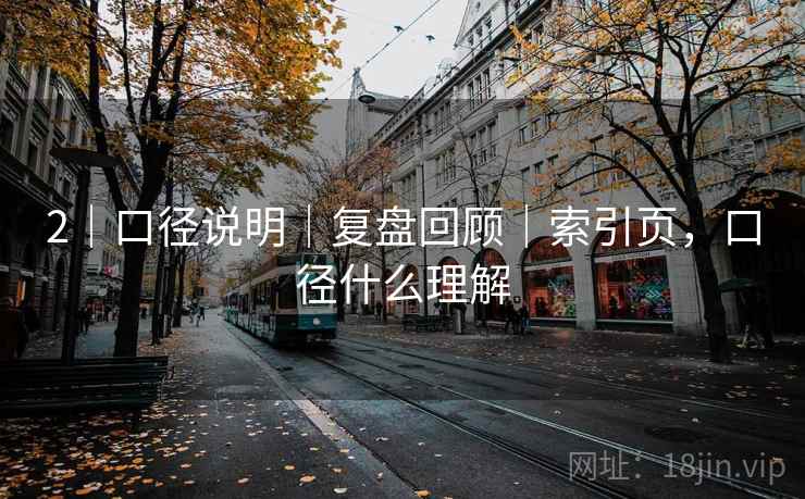 2｜口径说明｜复盘回顾｜索引页，口径什么理解